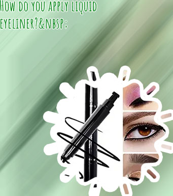Long lasting waterproof liquid eyeliner