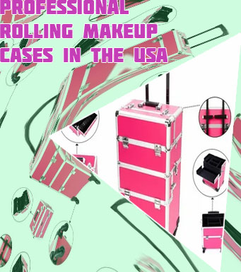 Makeup bag on wheels