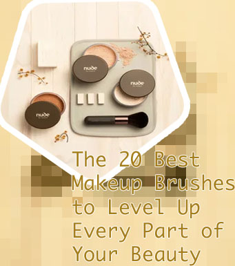 Organic makeup brushes