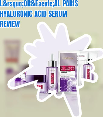 Revitalift hyaluronic acid